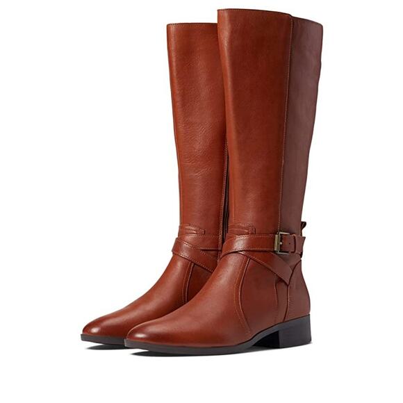 Naturalizer Women's Rena Wide Calf Knee High Riding Boot, Brown Size 6M - Picture 6 of 7